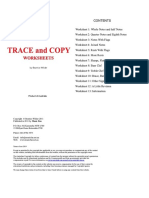 Trace and Copy: Worksheets
