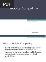 Mobile Computing: Presentation