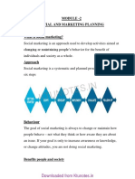 Ktunotes - In: Module - 2 Social and Marketing Planning