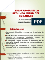 Clase 2 HEMORRAGIA DE LA SEGUNDA MITAD DEL EMBARAZO PDF