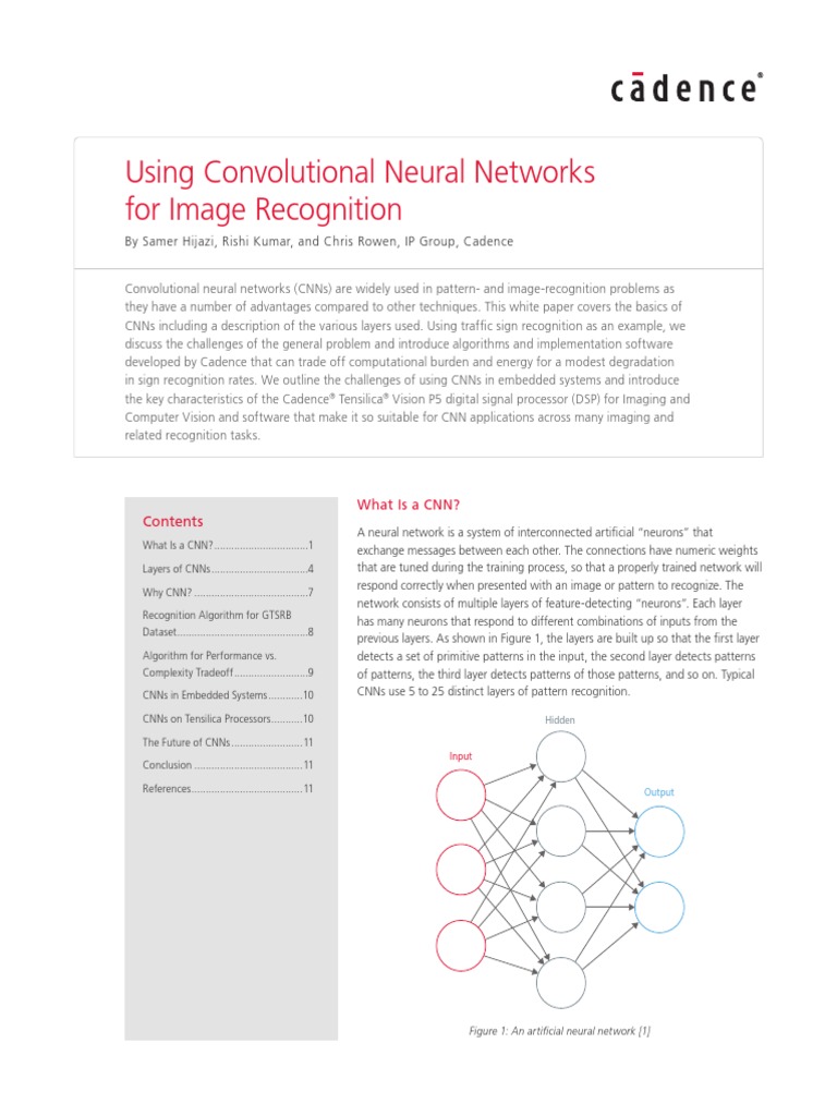 Using Convolutional Neural Networks For Image Recognition: What Is A ...