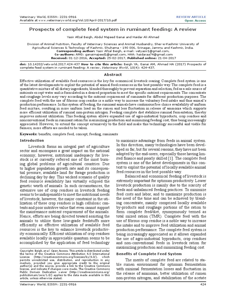 Ransum Ruminasia-Artikel 1-Prospects - of - Complete - Feed - System ...