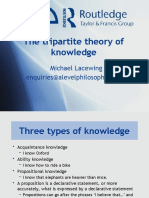 The Tripartite Theory of Knowledge