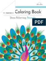 Adult Coloring Book - Stress Relieving