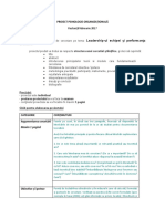 Proiect Psihologie Organizationala