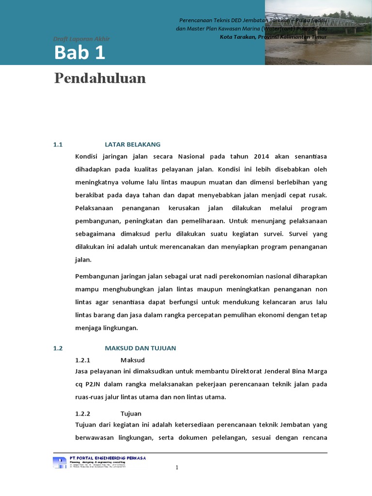01 Bab 1 Pendahuluan | PDF