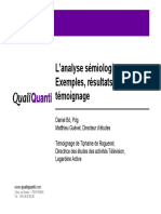 Analyse Sémiologique PDF