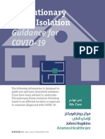 Home Isolation Guidance English