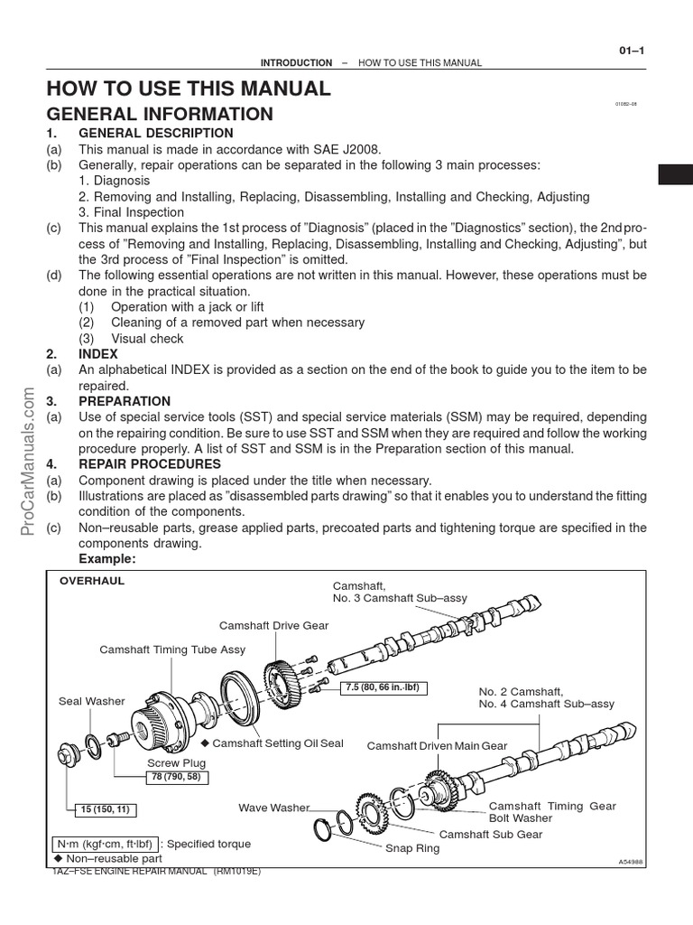 2018 TOYOTA 1HZ ENGINE REPAIR MANUAL PDF DOWNLOAD visual data 5