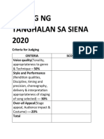 TAWAG NG TANGHALAN SA SIENA 2020 Criteria