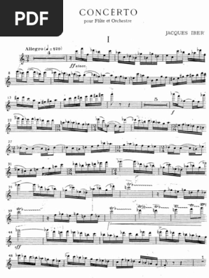 Ibert Concerto | PDF