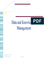 Data and Knowledge Management