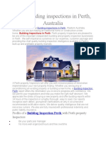 Best Building Inspections in Perth, Australia: Profits of A With Perth Property Inspectors