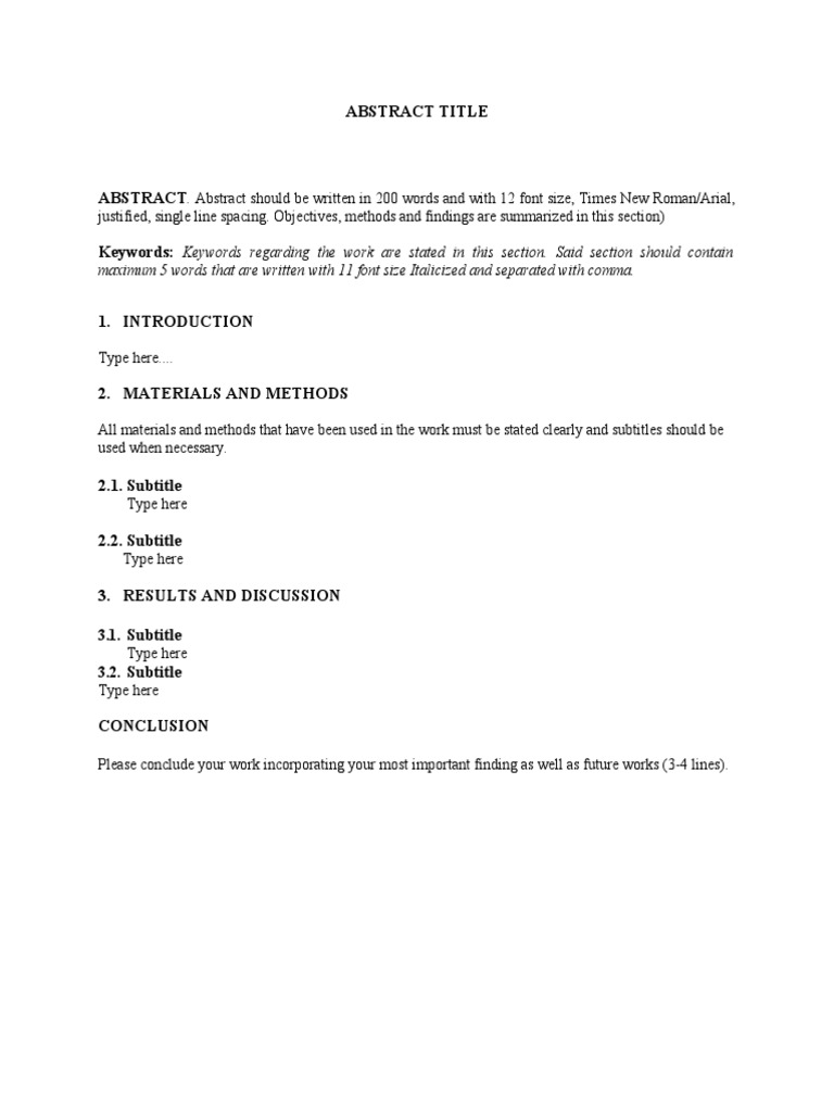 Research Paper Structure Guidelines | PDF | Language Arts & Discipline ...