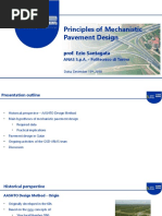 Principles of Mechanistic Pavement Design: Prof. Ezio Santagata