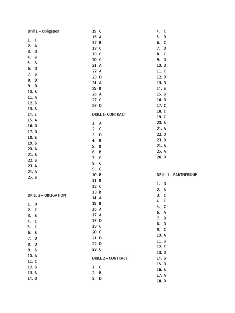 RFBT Answer Key Drill - 2020 R | PDF | Business | Government