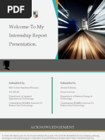 Internship Report Presentation