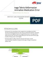 D3 Farmasi Peran TTK Dalam Medication Eror PDF
