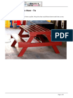 Ana White - Pallet Picnic Table How To