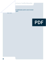 3 - Situatii Financiare Individuale Pentru 2015 PDF