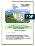 Projet Hotel 5 Etoiles Faa de Ua Douala Bonapriso