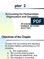 Accounting for Partnerships Organization