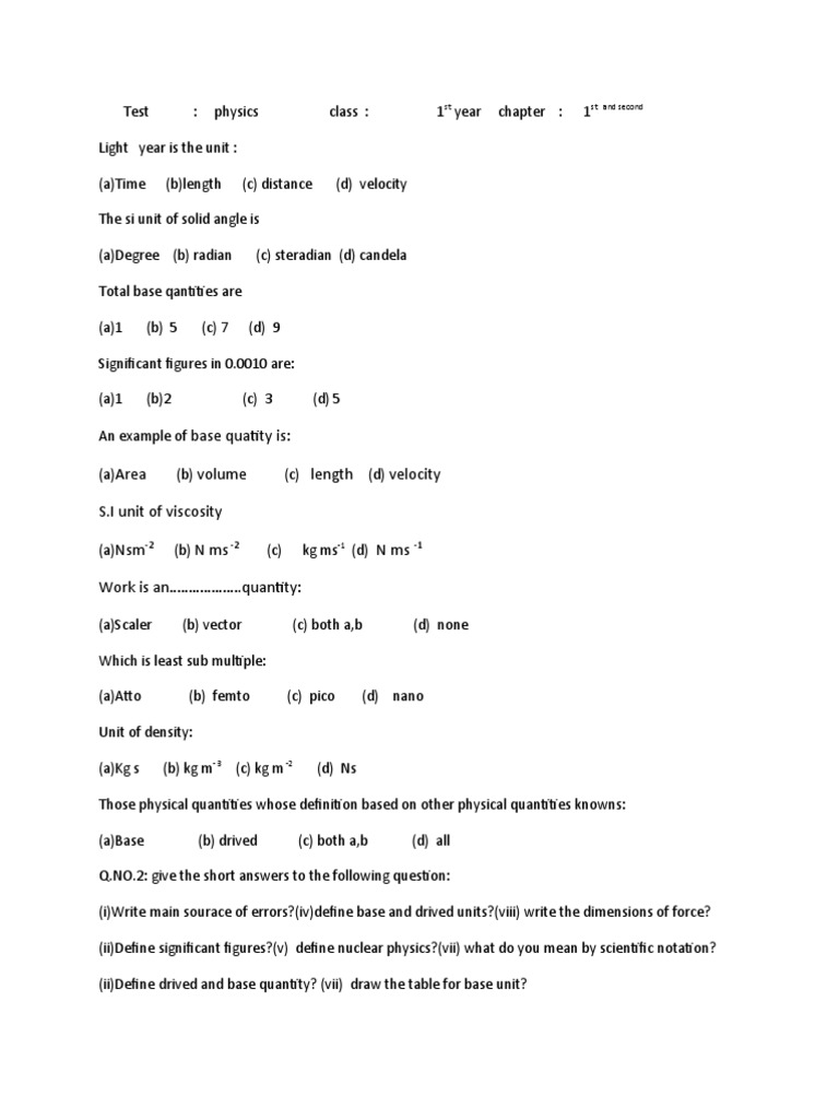 Test - CH 1 | PDF | Teaching Methods & Materials