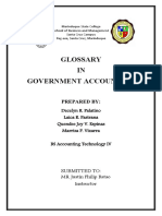 Glossary IN Government Accounting: Prepared by