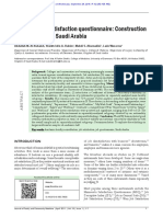 Academic Job Satisfaction Questionnaire: Construction and Validation in Saudi Arabia