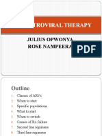 Antiretroviral Therapy: Julius Opwonya Rose Nampeera