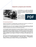 Ferrocarriles: Integracion y Progreso para Colombia