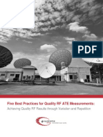 5 Best Practices For Quality RF ATE Measurements White Paper 071516