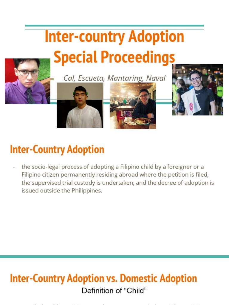 Inter Country Adoption Specpro Pdf Pdf Virtue Government Information