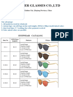 Bamboo Wooden Sunglasses 2018 PDF