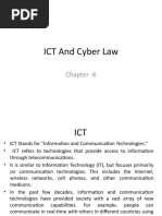 ICT and Cyber Law: Chapter - 6