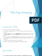 Web Page Designing: Unit - 10