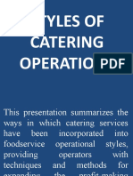 Catering Operations