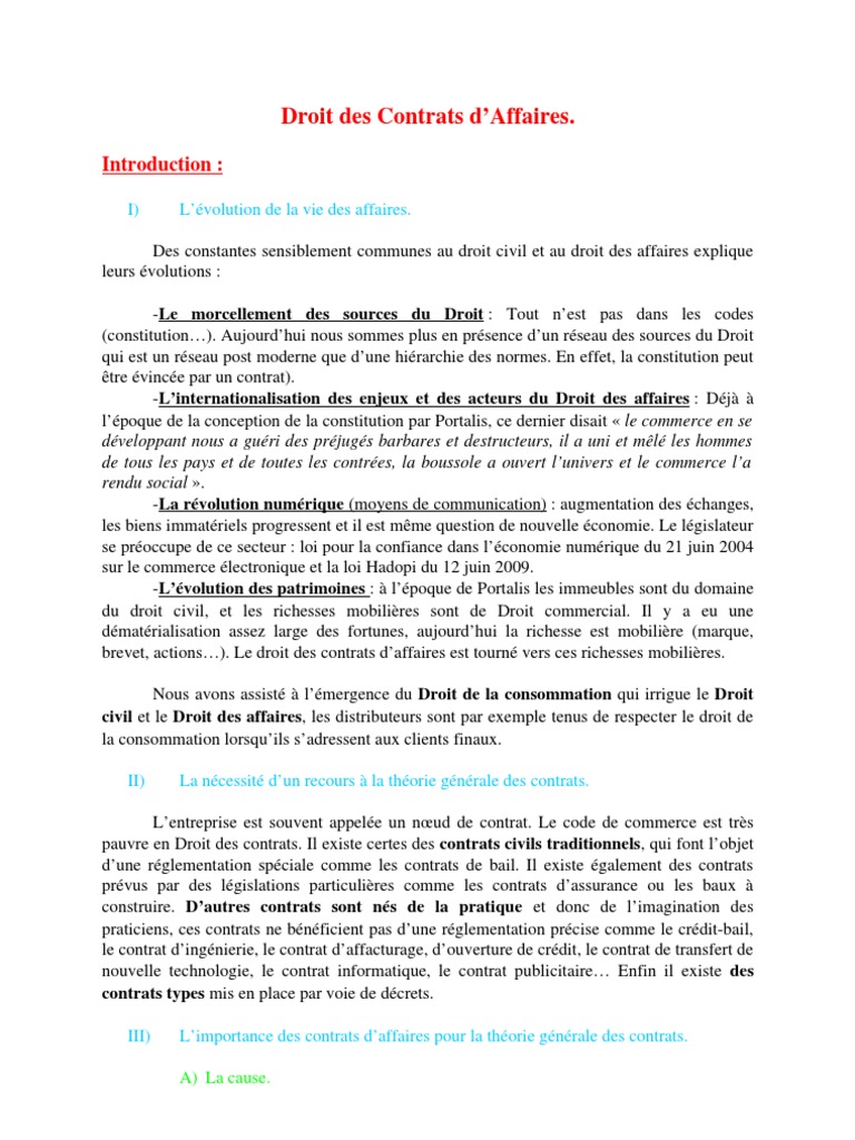 contrats d’affaires complet  Invoice  Class Action