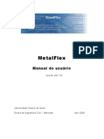 Manual programa METALFLEX para estruturas metálicas