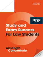Study and Exam Success: For Law Students