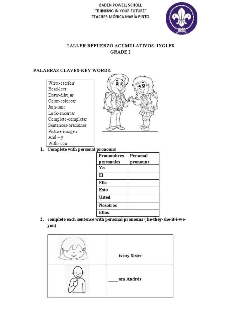 Refuerzo Inglés worksheet