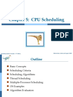 Chapter 5: CPU Scheduling: Silberschatz, Galvin and Gagne ©2009 Operating System Concepts - 8 Edition
