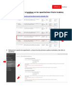 2) Inscripción de Instructores A La Capacitón de Oracle