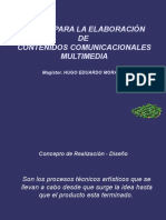 Produccion de Contenidos Comunicacionales Multimedia 2013