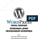 Panduan Membina Laman Web Menggunakan Wordpress