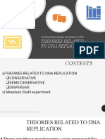 THEORIES RELATED TO DNA REPLICATION (Autosaved)