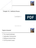 1 Chapter 16 Software Reuse