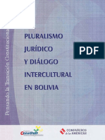 Pluralismo Jurídico y diálogo intercultural en Bolivia