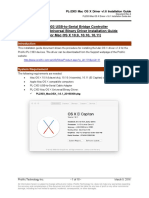 PL2303 Mac OS X Driver v1.6.1 Installation Guide PDF