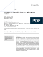 Relining of Removable Dentures: A Literature Review